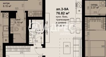Двустаен апартамент, Бургас, Изгрев, 669692, Снимка 8