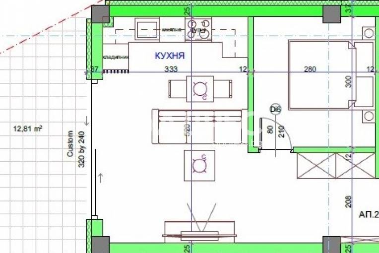 Двустаен апартамент, Минерални бани, 675697, Снимка 3