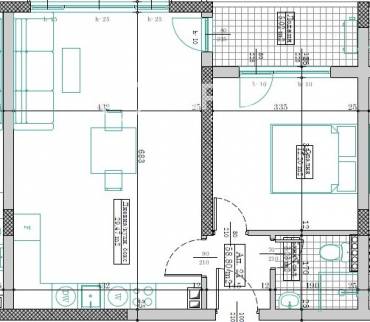 Двустаен апартамент, Шумен, Боян Българанов 1, 620698, Снимка 1