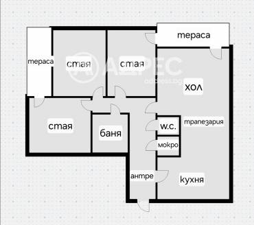 Многостаен апартамент, София, Бъкстон, 657698, Снимка 1