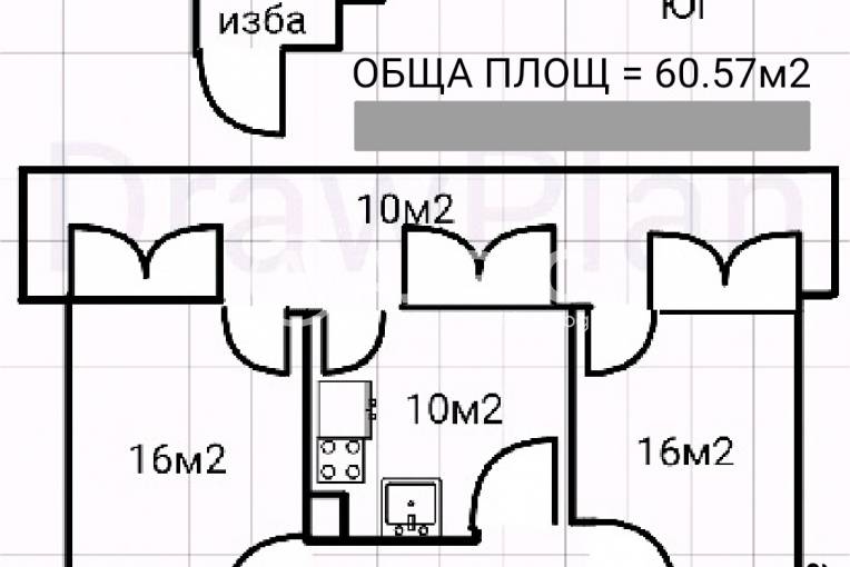 Двустаен апартамент, Русе, Възраждане, 664699, Снимка 11