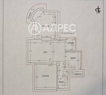 Тристаен апартамент, София, Център, 678700, Снимка 1