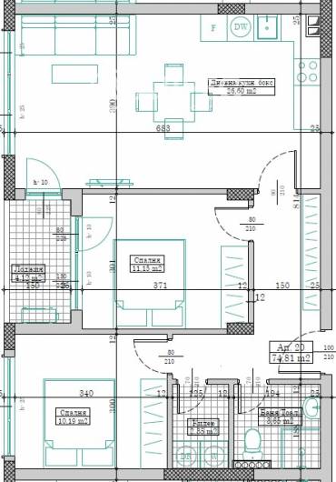 Тристаен апартамент, Шумен, Боян Българанов 1, 620701, Снимка 1