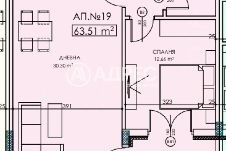 Двустаен апартамент, София, Витоша, 686701, Снимка 2