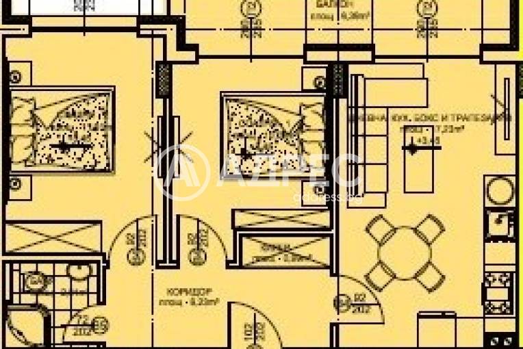 Тристаен апартамент, Хасково, Дружба 1, 674702, Снимка 11