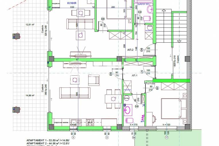 Тристаен апартамент, Минерални бани, 675702, Снимка 4