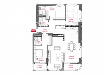 Многостаен апартамент, София, Лозенец, 652703, Снимка 1