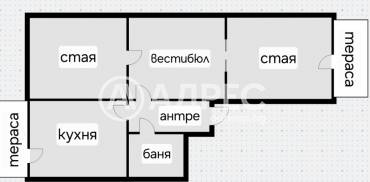 Тристаен апартамент, София, Център, 657703, Снимка 1