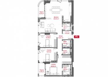 Многостаен апартамент, София, Лозенец, 652704, Снимка 1