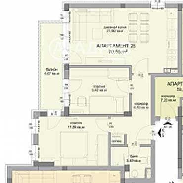 Тристаен апартамент, Бургас, Сарафово, 658704, Снимка 1