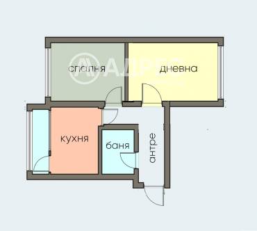 Двустаен апартамент, София, Сердика, 680704, Снимка 1