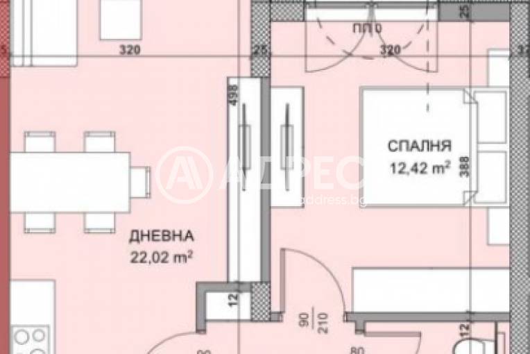 Двустаен апартамент, Варна, Владислав Варненчик, 663705, Снимка 3
