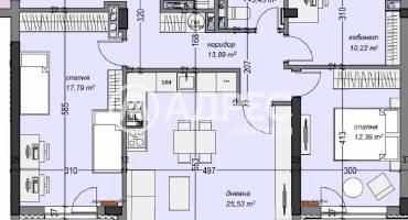 Многостаен апартамент, София, Суха река, 688705, Снимка 2