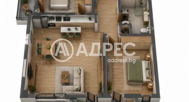 Тристаен апартамент, Варна, к.к. Св.Св. Константин и Елена, 700707, Снимка 3