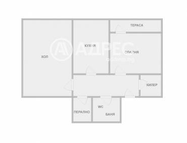 Тристаен апартамент, Варна, Лятно кино Тракия, 660709, Снимка 1