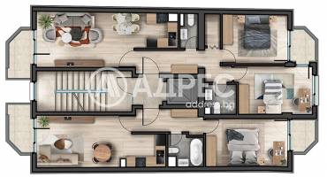 Тристаен апартамент, София, Център, 677709, Снимка 2