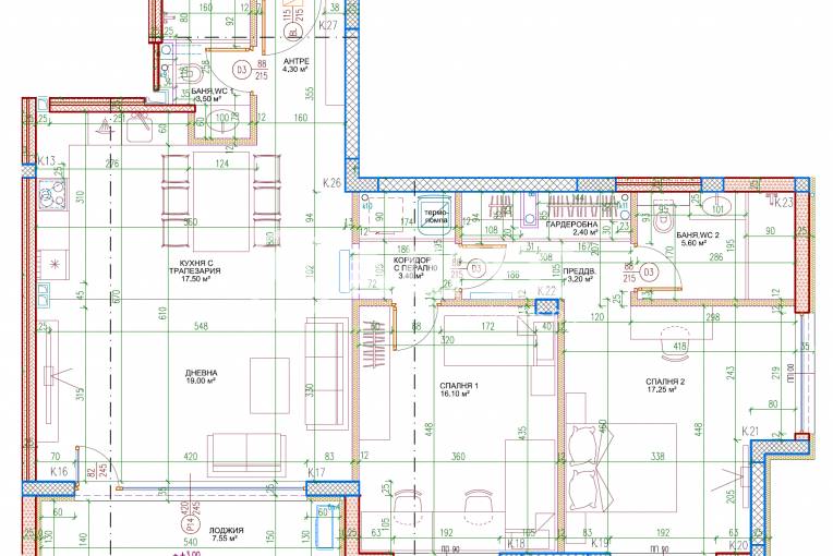 Тристаен апартамент, София, Малинова Долина, 683709, Снимка 3