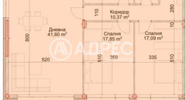 Тристаен апартамент, Благоевград, Струмско, 667710, Снимка 1