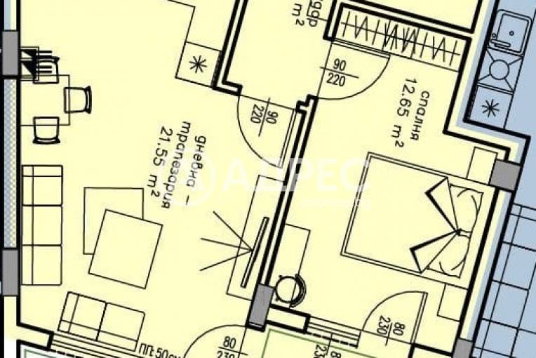 Двустаен апартамент, Хасково, Център, 601711, Снимка 11