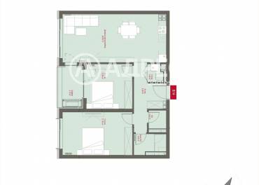 Тристаен апартамент, София, Манастирски ливади - изток, 668711, Снимка 1