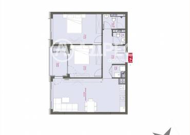 Тристаен апартамент, София, Манастирски ливади - изток, 668715, Снимка 1