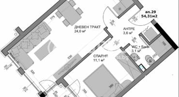 Двустаен апартамент, Варна, Владислав Варненчик, 643717, Снимка 2