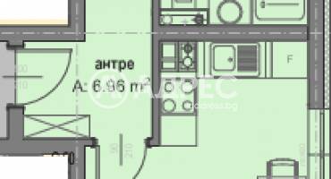 Двустаен апартамент, София, Малинова Долина, 687718, Снимка 2