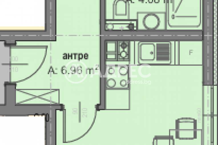 Двустаен апартамент, София, Малинова Долина, 687718, Снимка 2