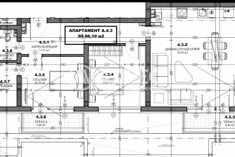 Тристаен апартамент, Елин Пелин, 686719, Снимка 2