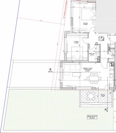 Тристаен апартамент, София, Дружба 1, 697720, Снимка 1