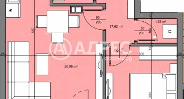 Двустаен апартамент, Бургас, Долно Езерово, 629722, Снимка 1