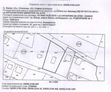 Парцел/Терен, Банкя, Вердикал, 674723, Снимка 1