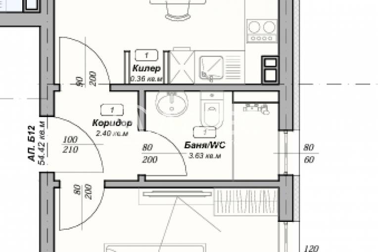 Двустаен апартамент, Варна, м-ст Пчелина, 656724, Снимка 2