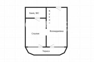 Двустаен апартамент, Бургас, Сарафово, 677725, Снимка 1