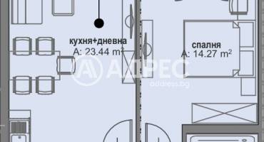 Двустаен апартамент, София, Малинова Долина, 687725, Снимка 2