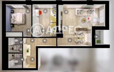Тристаен апартамент, София, Дружба 1, 697725, Снимка 1
