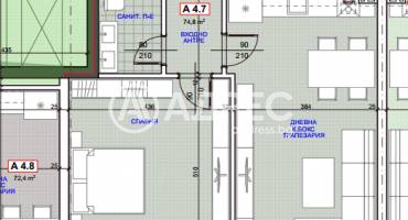 Двустаен апартамент, Русе, Здравец изток, 663726, Снимка 3