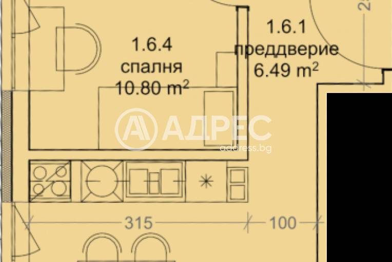 Тристаен апартамент, Варна, Младост 1, 671726, Снимка 2