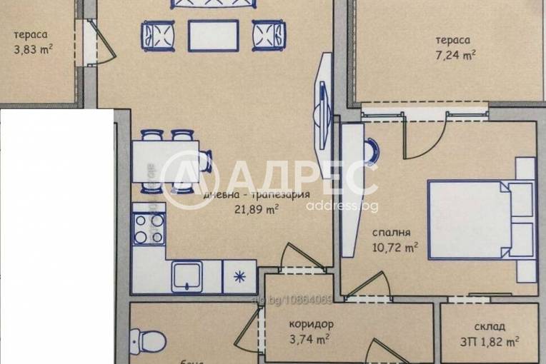 Двустаен апартамент, Хасково, Център, 681727, Снимка 13