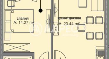 Двустаен апартамент, София, Малинова Долина, 687727, Снимка 2