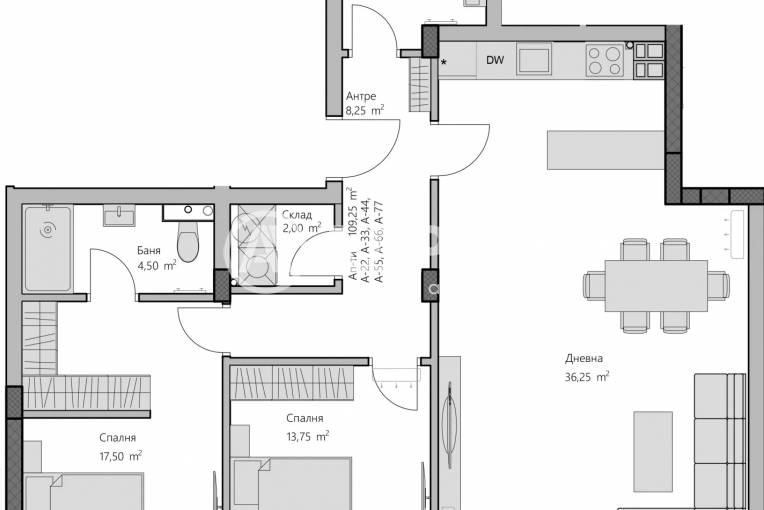Тристаен апартамент, Пловдив, Христо Смирненски, 666729, Снимка 4
