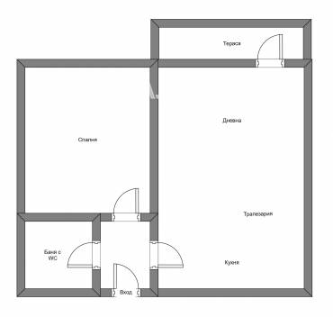 Двустаен апартамент, София, Дружба 2, 683729, Снимка 1