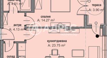 Двустаен апартамент, София, Малинова Долина, 687729, Снимка 2
