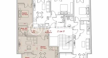 Тристаен апартамент, Варна, Зимно кино Тракия, 678730, Снимка 2