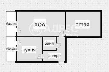 Двустаен апартамент, София, Надежда 4, 701730, Снимка 1