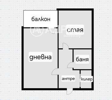 Двустаен апартамент, София, Младост 3, 701732, Снимка 1