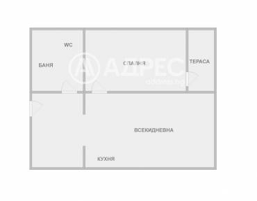 Двустаен апартамент, Варна, к.к. Чайка, 666734, Снимка 1