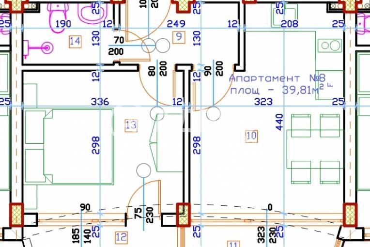 Двустаен апартамент, Благоевград, Широк център, 694736, Снимка 2