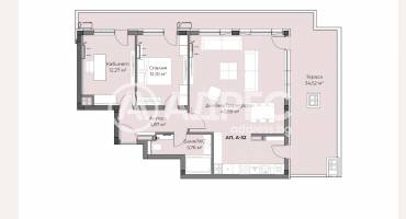 Тристаен апартамент, Пловдив, Западен, 660738, Снимка 1