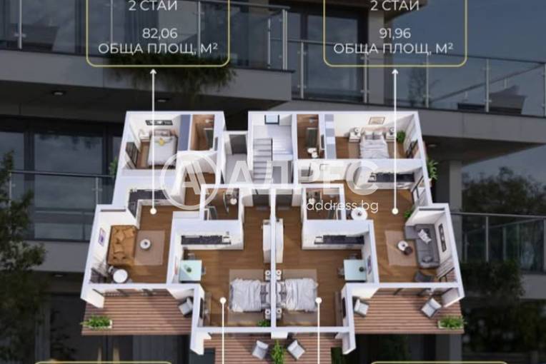 Тристаен апартамент, Бургас, Сарафово, 688738, Снимка 10